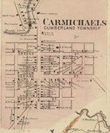 1865 McConnells Map of Greene County PA