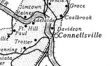 1916 Map of Coke Regions of Fayette County Pennsylvania Connellsville Uniontown