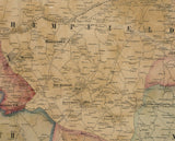 1857 Map of Westmoreland County Pa Greensburg