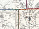 1855 Map of Chenango County New York from actual surveys Norwich