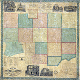 1860 Farm Line Map of Columbiana County Ohio