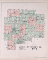 1902 Map of Guernsey County Ohio