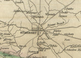 1830 Map of Somerset County Pa