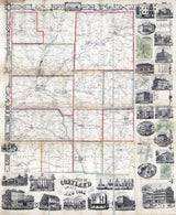 1855 Map of Cortland County New York from actual surveys