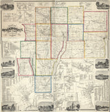 1859 Map of Ontario County New York