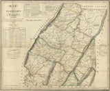 1830 Map of Somerset County Pa