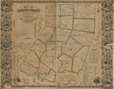 1856 Map of Indiana County Pa