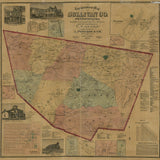 1872 Map of Sullivan County Pa from actual surveys Dushore Genealogy