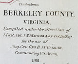 1861 Map of Berkeley County Virginia