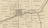 1857 Farm Line Map of Jefferson County Pa