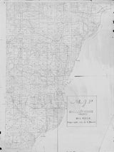 1885 Oil Field Map of Gallia and Meigs County Ohio