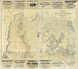 1880 Map of Alachua County Florida