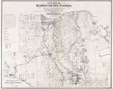 1887 Map of Marion County Florida Ocala