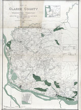 1888 Map of Clarke County Washington