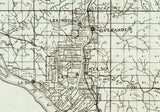 1897 Map of Cowlitz County Washington