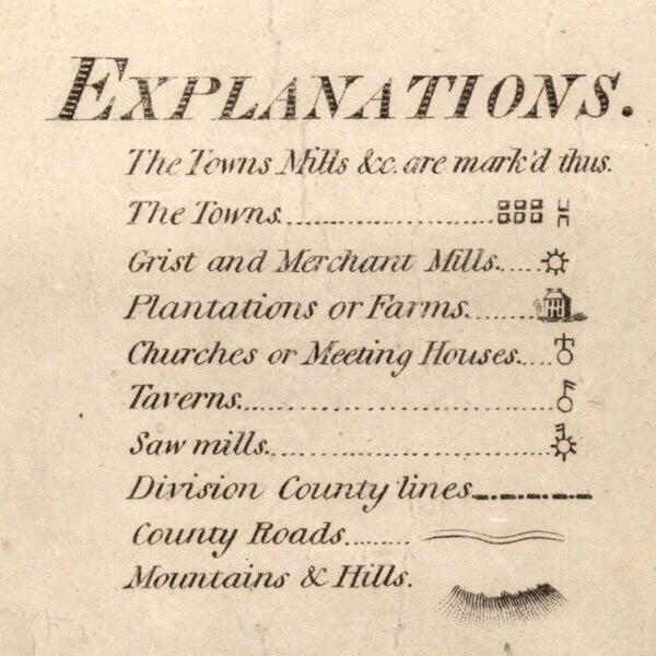 1809 Map of Frederick Berkeley & Jefferson County Virginia