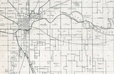 1883 Map of Leon County Florida Tallahassee