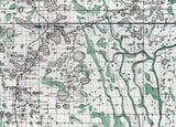1890 Map of Orange County Florida Orlando