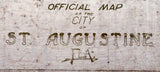 1923 Map of Saint Augustine Saint Johns County Florida