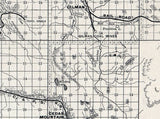 1888 Map of King County Washington