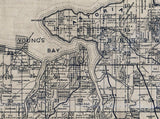 1895 Map of Clatsop County Oregon