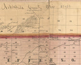 1856 Farm Line Map of Ashtabula County Ohio Farm Names