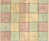 1856 Farm Line Map of Ashtabula County Ohio Farm Names