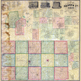 1864 Map of Seneca County Ohio