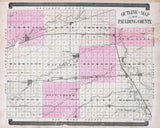 1892 Map of Paulding County Ohio