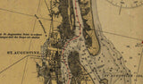 1925 Nautical Map of Saint Augustine Florida to Sapelo Sound