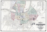 1877 Map of the City of Nashville Tennessee