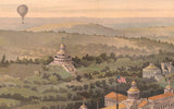 1896 Aerial Map Photo of Nashville Tennessee