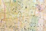 1858 Map of Memphis Tennessee and Fort Pickering