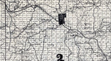 1896 Map of Paulding County Georgia landowner reprint