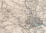 1863 Military Map of Baltimore County Maryland