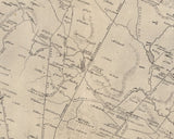 1853 Map of Henrico County Virginia Family Names