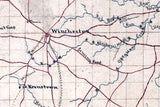 1860 Map of Frederick County Virginia