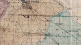 1861 Map of Loudoun County Virginia
