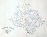 1867 Map of Amherst County Virginia