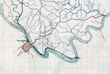 1867 Map of Amherst County Virginia