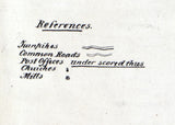 1875 Map of Rappahannock County Virginia Laurel Mills Family Names Genealogy