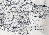 1886 Map of Hanover County Virginia