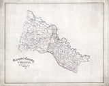 1867 Map of Hanover County Virginia