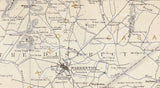 1914 Map of Fauquier County Virginia