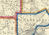 1861 Map of Lucas County Ohio