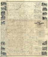 1864 Map of Clinton and Gratiot County Michigan