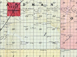 1898 Map of Kalkaska County Michigan