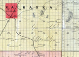 1898 Map of Kalkaska County Michigan