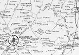 1870 Map of Woodford County Kentucky Versailles