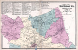 1877 Map of Bourbon County Kentucky 2 Map Set